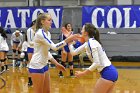 Volleyball vs MHC  Wheaton Women's Volleyball vs Mount Holyoke College. - Photo by Keith Nordstrom : Wheaton, Volleyball